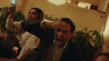 Movie still from “Omeleto - FESTIVAL OF SLAPS” (2023) – Close Up shot, Low angle