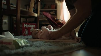 Movie still from “Huggies - Welcome to the World, Baby” (2021) – Medium shot, High angle