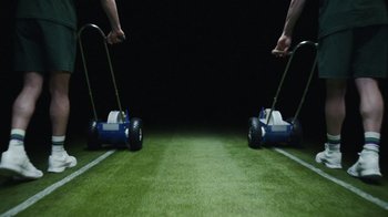 Movie still from “Wimbledon - It’s A Wimbledon Thing” (2021) – Wide shot, Overhead angle