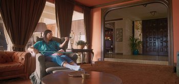 Movie still from “Corey Creasey - Lazy Susan” (2019) – Wide shot, Low angle
