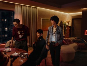 Movie still from “Coach - Life Has Different Paths” (2024) – Medium shot, High angle