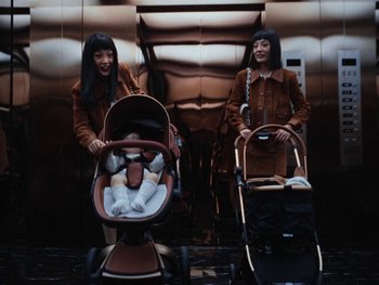 Movie still from “Coach - Life Has Different Paths” (2024) – Medium shot, High angle