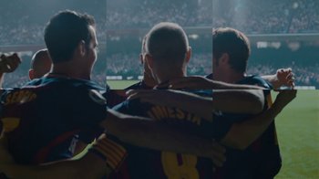 Movie still from “Nike - The Ball Makes Us More” (2018) – Medium shot, Over the shoulder angle