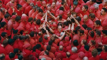 Movie still from “Nike - The Ball Makes Us More” (2018) – Extreme Wide shot, Overhead angle