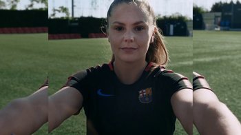 Movie still from “Nike - The Ball Makes Us More” (2018) – Close Up shot, Low angle