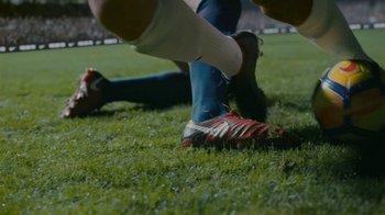 Movie still from “Nike - The Ball Makes Us More” (2018) – Extreme Close Up shot, High angle