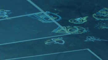 Movie still from “Adidas - Imagination” (2017) – Extreme Close Up shot, Overhead angle