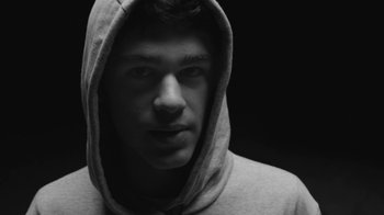 Movie still from “Adidas - Imagination” (2017) – Extreme Close Up shot, Low angle