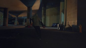 Movie still from “Adidas - Imagination” (2017) – Wide shot, Low angle