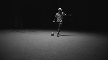 Movie still from “Adidas - Imagination” (2017) – Wide shot, Low angle
