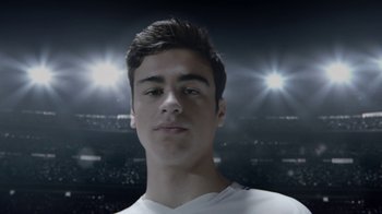 Movie still from “Adidas - Imagination” (2017) – Close Up shot, Low angle