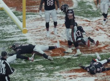 Movie still from “Nike - Sport Changes Everything, Chicago-Style” (2019) – Extreme Wide shot, Overhead angle