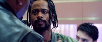 A person with dreadlocks