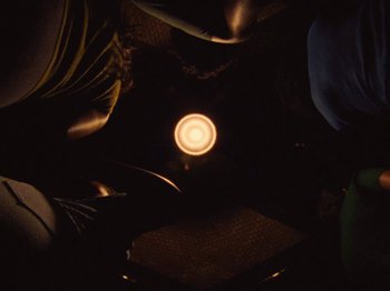 Movie still from “Earth, Wind & Fire - You Want My Love” (2021), directed by Andrew Litten – Extreme Close Up shot, Overhead angle
