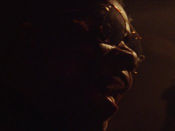 Movie still from “Earth, Wind & Fire - You Want My Love” (2021), directed by Andrew Litten – Extreme Close Up shot, Low angle