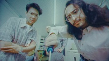 Movie still from “Darryl Kissick - Just A Dream” (2021), directed by Ft. Langley – Medium shot, Low angle