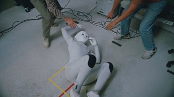 Movie still from “Darryl Kissick - Just A Dream” (2021), directed by Ft. Langley – Wide shot, High angle