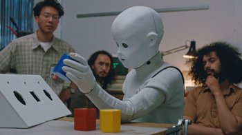 Movie still from “Darryl Kissick - Just A Dream” (2021), directed by Ft. Langley – Medium shot, Over the shoulder angle