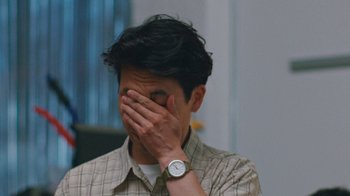 Movie still from “Darryl Kissick - Just A Dream” (2021), directed by Ft. Langley – Close Up shot, Over the shoulder angle