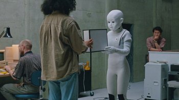 Movie still from “Darryl Kissick - Just A Dream” (2021), directed by Ft. Langley – Medium shot, Over the shoulder angle