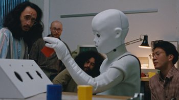 Movie still from “Darryl Kissick - Just A Dream” (2021), directed by Ft. Langley – Medium shot, Over the shoulder angle