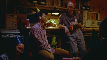 Movie still from “Darryl Kissick - Just A Dream” (2021), directed by Ft. Langley – Medium shot, High angle