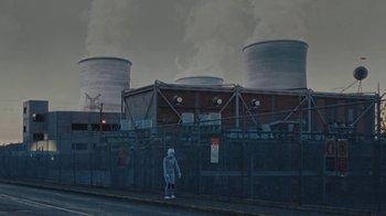 Movie still from “Darryl Kissick - Just A Dream” (2021), directed by Ft. Langley – Extreme Wide shot, Low angle