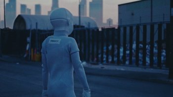 Movie still from “Darryl Kissick - Just A Dream” (2021), directed by Ft. Langley – Medium shot, Low angle