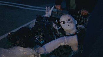 Movie still from “Darryl Kissick - Just A Dream” (2021), directed by Ft. Langley – Close Up shot, Overhead angle