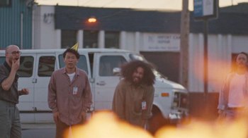 Movie still from “Darryl Kissick - Just A Dream” (2021), directed by Ft. Langley – Medium shot, Low angle