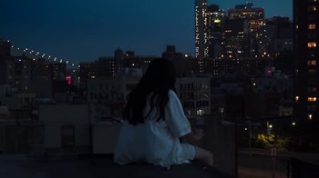Movie still from “Park Hye Jin - Let’s Sing Let’s Dance” (2021), directed by Kevin Lombardo – Medium shot, Low angle