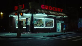 Movie still from “Park Hye Jin - Let’s Sing Let’s Dance” (2021), directed by Kevin Lombardo – Extreme Wide shot, Low angle