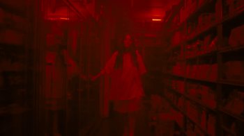 Movie still from “Park Hye Jin - Let’s Sing Let’s Dance” (2021), directed by Kevin Lombardo – Wide shot, Low angle