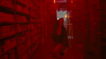 Movie still from “Park Hye Jin - Let’s Sing Let’s Dance” (2021), directed by Kevin Lombardo – Wide shot, Low angle