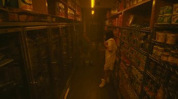 Movie still from “Park Hye Jin - Let’s Sing Let’s Dance” (2021), directed by Kevin Lombardo – Wide shot, High angle