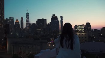 Movie still from “Park Hye Jin - Let’s Sing Let’s Dance” (2021), directed by Kevin Lombardo – Wide shot, Low angle