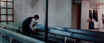 Movie still from “Froukje - Niets Tussen” (2021), directed by Cas Mulder – Wide shot, High angle