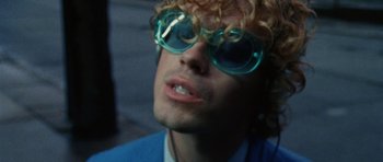 Movie still from “Almost Monday - Cool Enough” (2021), directed by Nico Poalillo – Extreme Close Up shot, High angle