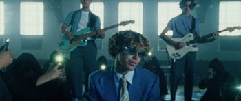 Movie still from “Almost Monday - Cool Enough” (2021), directed by Nico Poalillo – Medium shot, High angle