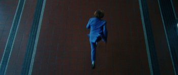 Movie still from “Almost Monday - Cool Enough” (2021), directed by Nico Poalillo – Wide shot, Overhead angle