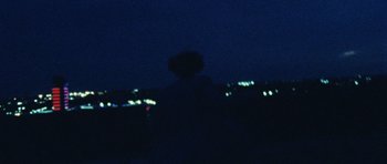 Movie still from “Almost Monday - Cool Enough” (2021), directed by Nico Poalillo – Extreme Wide shot, High angle