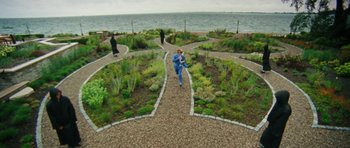 Movie still from “Almost Monday - Cool Enough” (2021), directed by Nico Poalillo – Extreme Wide shot, High angle