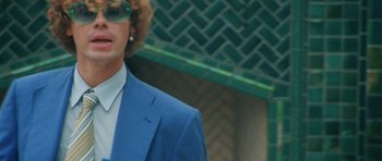 Movie still from “Almost Monday - Cool Enough” (2021), directed by Nico Poalillo – Close Up shot, Low angle