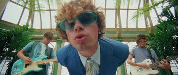 Movie still from “Almost Monday - Cool Enough” (2021), directed by Nico Poalillo – Extreme Close Up shot, Low angle