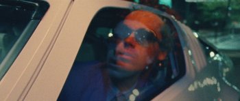 Movie still from “Almost Monday - Cool Enough” (2021), directed by Nico Poalillo – Extreme Close Up shot, High angle