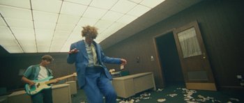 Movie still from “Almost Monday - Cool Enough” (2021), directed by Nico Poalillo – Wide shot, High angle