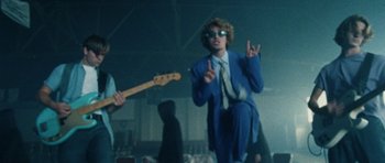 Movie still from “Almost Monday - Cool Enough” (2021), directed by Nico Poalillo – Medium shot, Over the shoulder angle