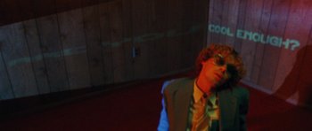 Movie still from “Almost Monday - Cool Enough” (2021), directed by Nico Poalillo – Extreme Close Up shot, High angle