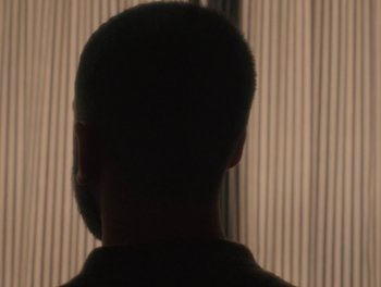 Movie still from “Project Hilts - Dark Side” (2021), directed by Rob Brown – Extreme Close Up shot, Low angle