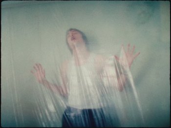 Movie still from “Ben Zaidi - Ben Zaidi’s Blues” (2021), directed by Evers Pund – Extreme Close Up shot, Overhead angle